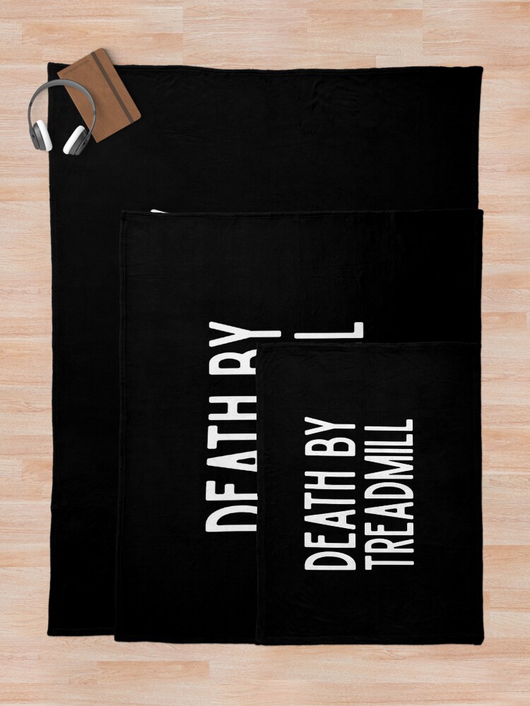 Alternative Ansicht von Death By Treadmill - Funny Workout Gym Spin Barre Yoga Class T Shirt Fleecedecke