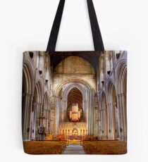 Looking Toward the Choir, Ripon Cathedral Tote Bag