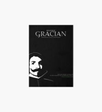 A Quote By Baltasar Gracian Art Board Print