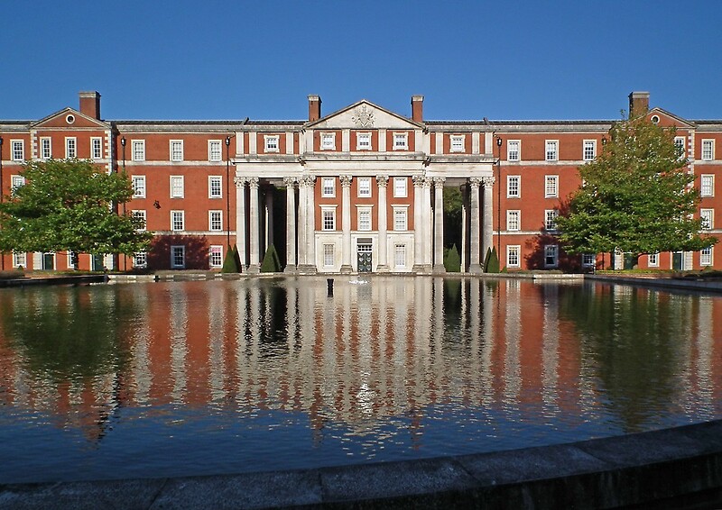 "Central portico, The King's House, Peninsula Barracks, Winchester