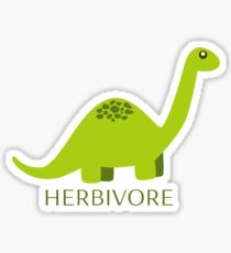 Pegatina Dinosaurio herbívoro