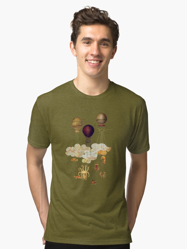 Alternate view of High in the Sky Tri-blend T-Shirt