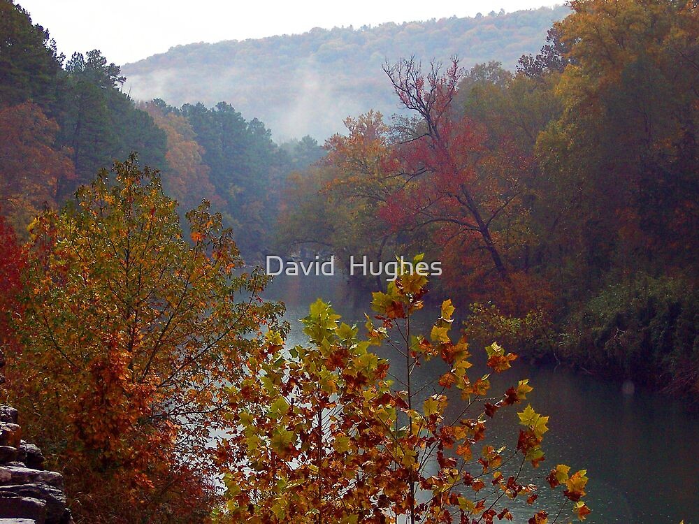 "Mulberry River in Fall, Oark, Arkansas" by David Hughes Redbubble