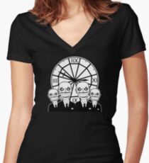 The Gentlemen Clocktower Women's Fitted V-Neck T-Shirt