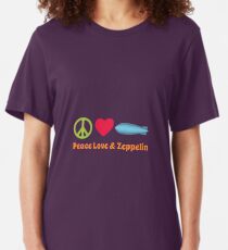 Peace Love & Zeppelin Slim Fit T-Shirt