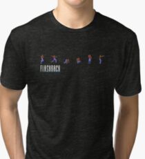 Flashback Action Sprites Tri-blend T-Shirt