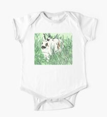 Daily Doodle 21- Moustache - White Chocolate Moustache One Piece - Short Sleeve