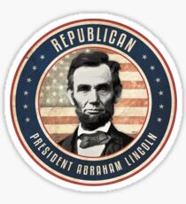 Republican President Abraham Lincoln Sticker