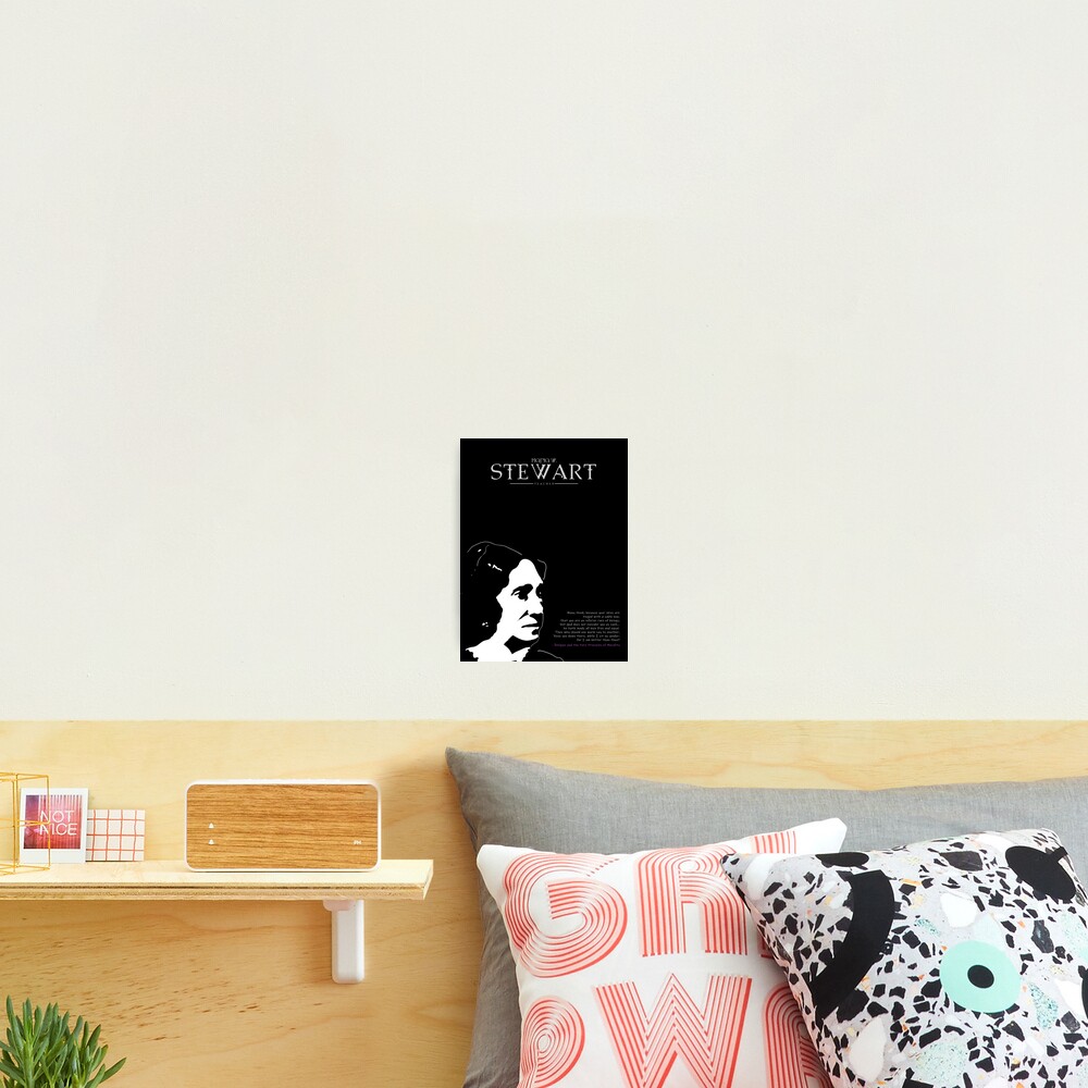A Quote By Maria W. Stewart Photographic Print