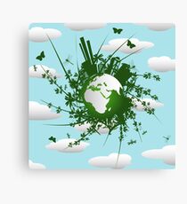 Eco friendly background Canvas Print