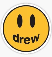 Drew Happy Face Smile T-Shirt Sticker