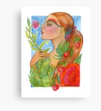 Summer's Last Garden Canvas Print