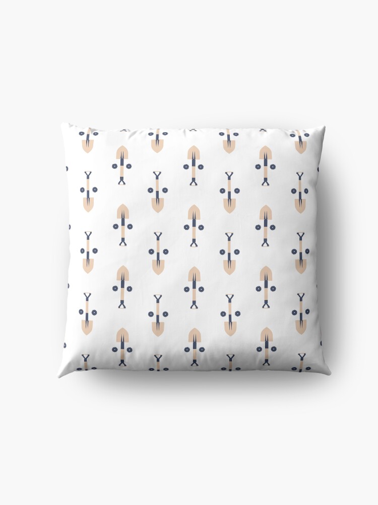 Alternate view of Find the Face: Construction Tools (Patterns Please Series) Floor Pillow