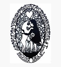 Life Is So Much Merrier When You Love A Bull Terrier Photographic Print