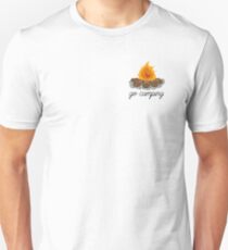 go camping campfire art Unisex T-Shirt
