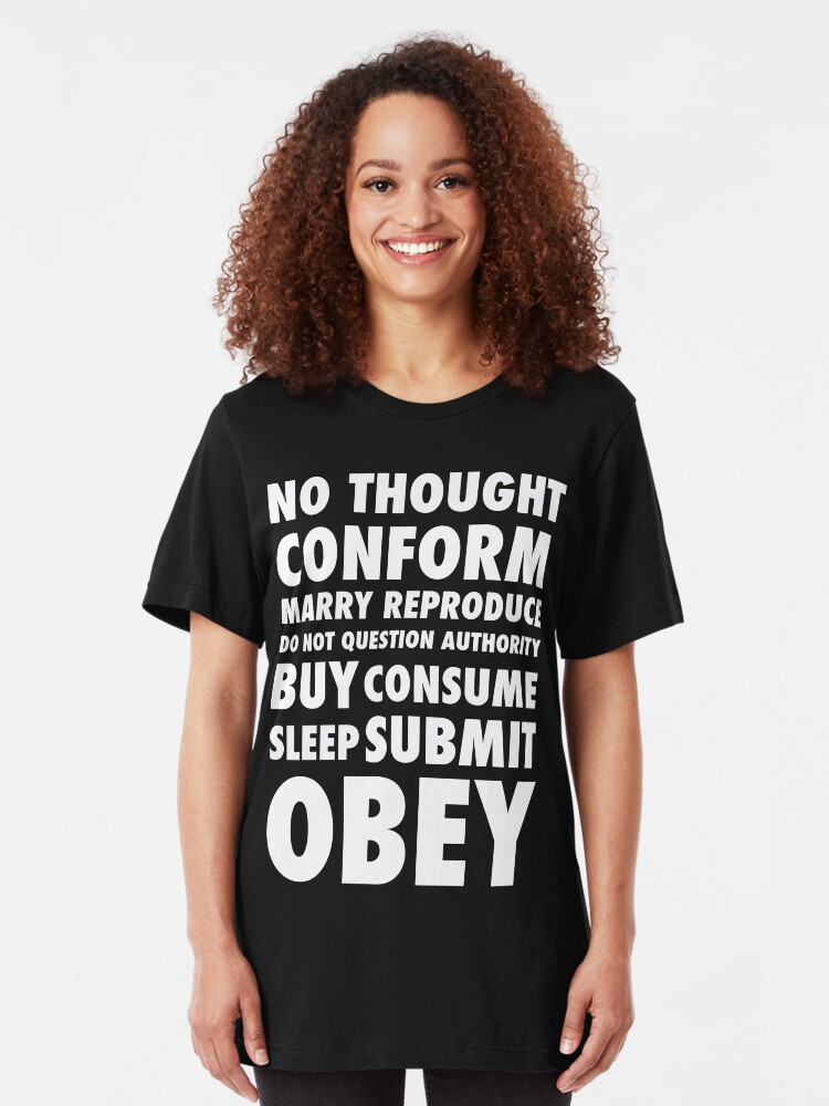 "They Live Hidden Messages White" Tshirt by OhThatGuy Redbubble