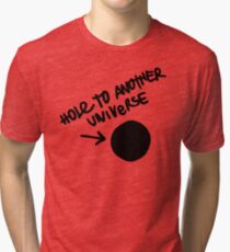 Hole To Another Universe Graffiti (Life is Strange)-- Tilted Tri-blend T-Shirt
