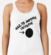 Hole To Another Universe Graffiti (Life is Strange)-- Tilted Racerback Tank Top