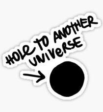 Hole To Another Universe Graffiti (Life is Strange)-- Tilted Sticker