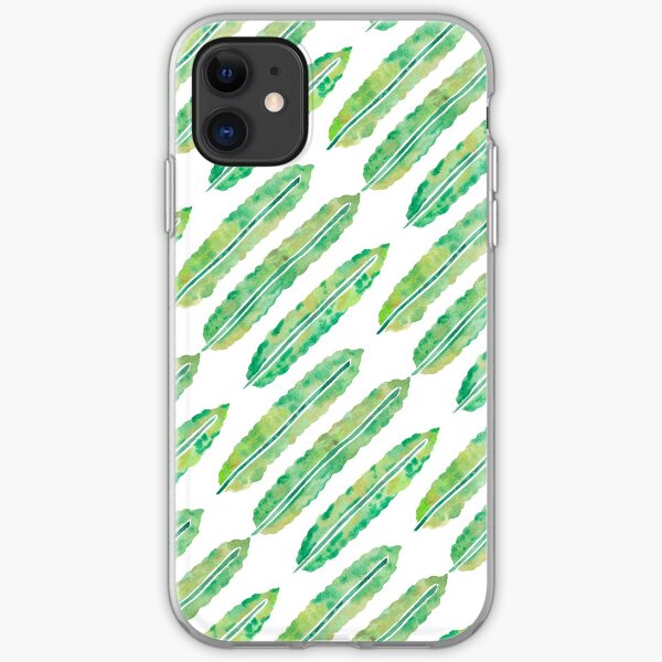 Crispy Wave Fern Leaves iPhone Soft Case