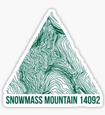 Snowmass Mountain Sticker