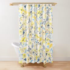 Golden Morning Shower Curtain