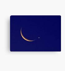 Lienzo Crescent Moon with Venus