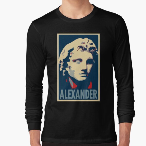 Alexander The Great Political Parody Long Sleeve T-Shirt