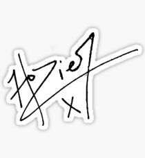 Hozier Signature in Black Sticker
