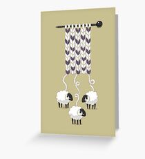 Wool Scarf Greeting Card
