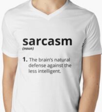 Sarcasm Men's V-Neck T-Shirt