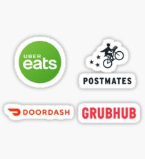 Postmates Stickers Redbubble