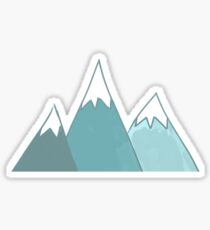 blue mountains Sticker