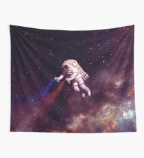 Shooting Stars - der Astronautenkünstler Wandbehang
