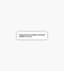Hot Priest Review Sticker