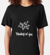 thinking of you voodoo doll t shirt