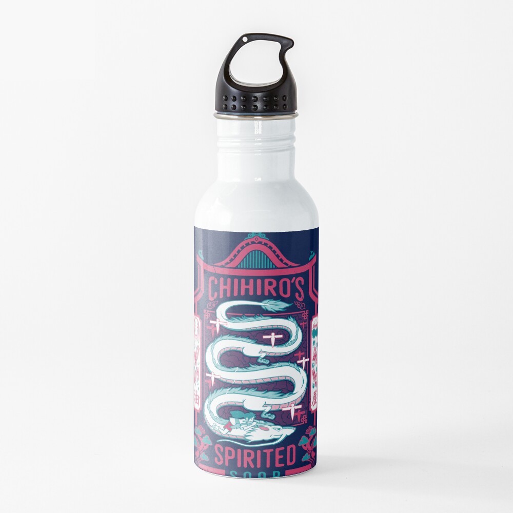 Chihiro's Spirited Soap - Anime - Japanese Dragon - Spirited Away Water Bottle