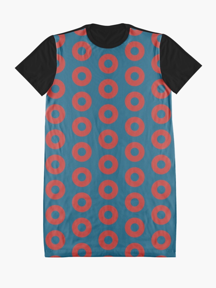 Alternate view of Fishman Donuts - Phish Graphic T-Shirt Dress