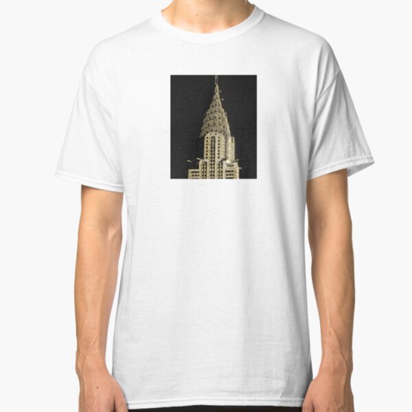 Gold Chrysler building New York City Classic T-Shirt