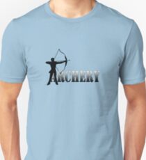 Bogenschütze Sommer Spiele Bogenschießen 2012 Geek lustige Nerd Unisex T-Shirt