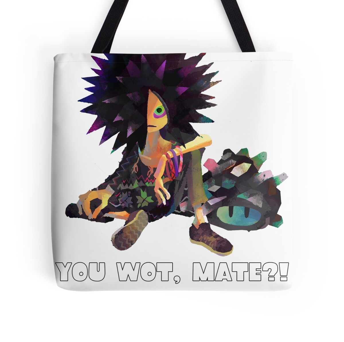 "Splatoon! Spyke YOU WOT, MATE?!" Tote Bags by kuuushi