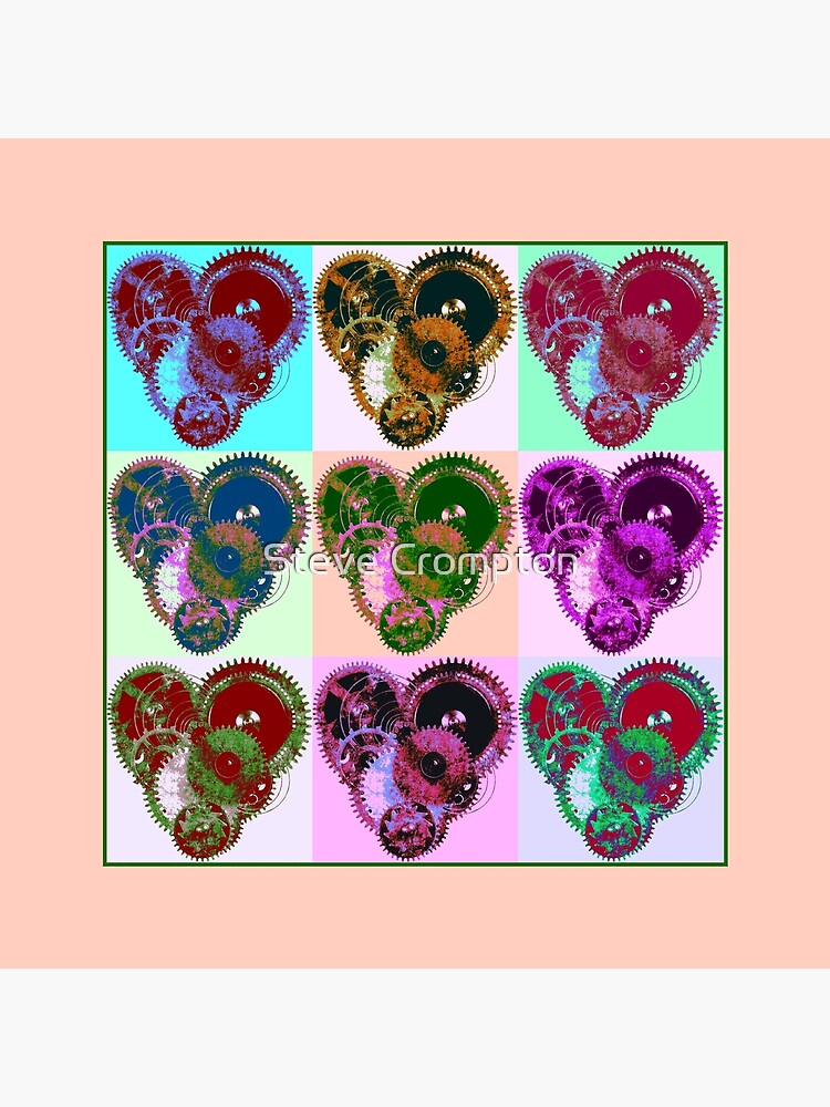 Steampunk 'Pop-Heart' Pop Art by SC001