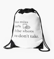 Shots! Shots! Shots! Drawstring Bag