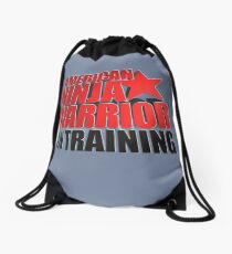AMERICAN NINJA WARRIOR IN TRAINING Drawstring Bag