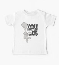 "You hustlin' me boy?" - Rodger the Alien Baby Tee