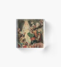 IT WAS CLEAR THAT HER FASCINATION STILL WORKED UPON THE HEARTS OF THE PRISONERS in the Russian Story Book Acrylic Block