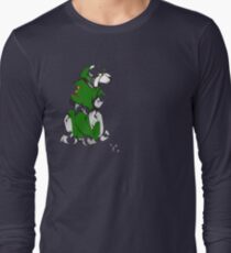 Green Voltron Lion Cubist Long Sleeve T-Shirt