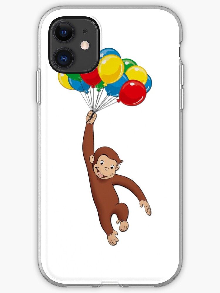 Curious George Iphone Case Cover By Stixcreatur Redbubble