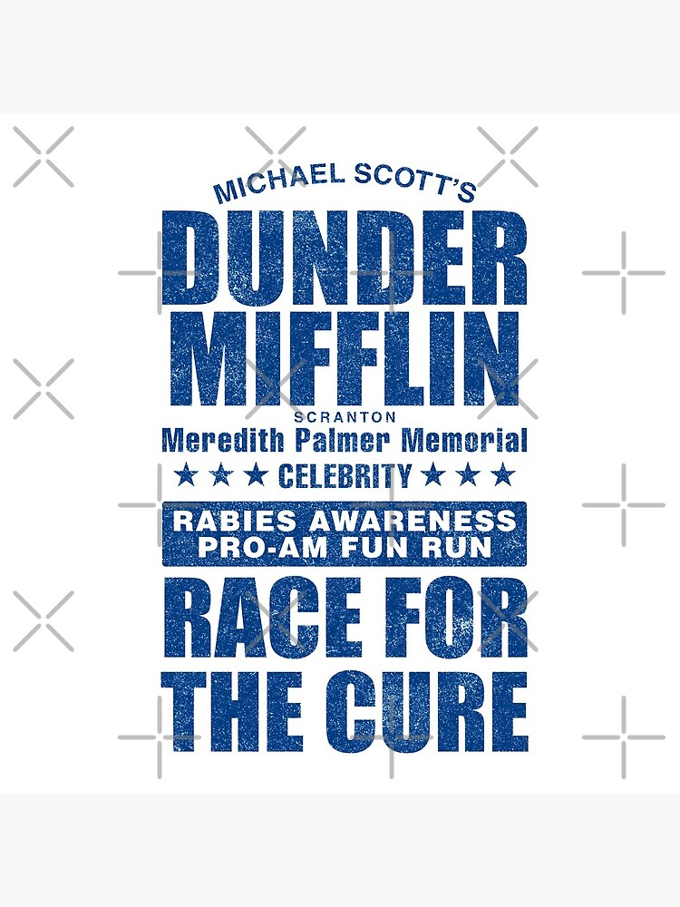 Dunder Mifflin Rabies Awareness Race for the Cure by huckblade