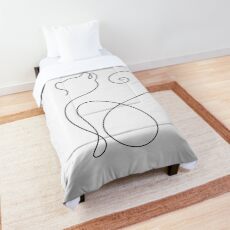Graphic Cat Comforter